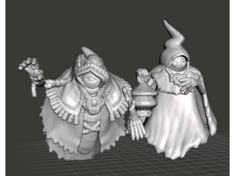 BIGPOE SPIRIT CREATURE MINIATURE MODEL FANTASY GAMES RPG DND 3D Print Model