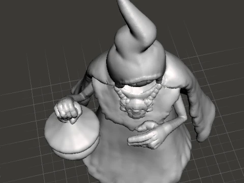 BIGPOE SPIRIT CREATURE MINIATURE MODEL FANTASY GAMES RPG DND 3D Print Model
