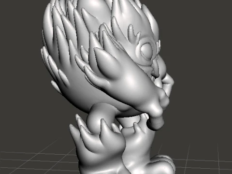 FIRE MINION MINIATURE MODEL FIGURE FOR FANTASY GAMES RPG DND 3D Print Model
