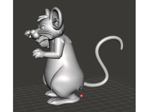 MONSTER MOUSE MINIATURE MODEL FOR FANTASY HORROR GAMES RPG DND 3D Print Model