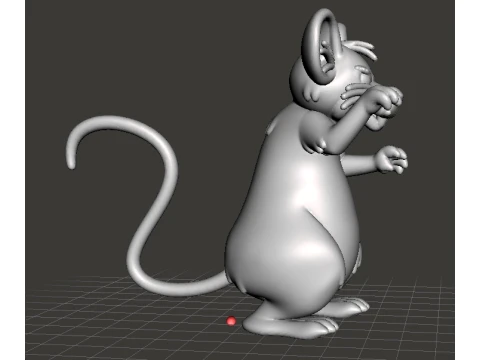 MONSTER MOUSE MINIATURE MODEL FOR FANTASY HORROR GAMES RPG DND 3D Print Model