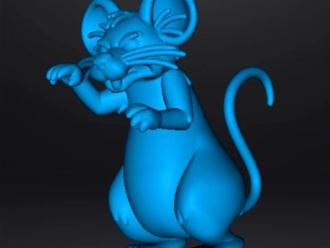 MONSTER MOUSE MINIATURE MODEL FOR FANTASY HORROR GAMES RPG DND 3D Print Model