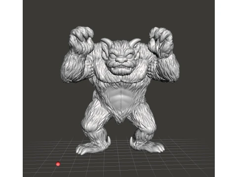 MOON MONSTER MINIATURE MODEL FOR FANTASY HORROR GAMES RPG DND 3D Print Model