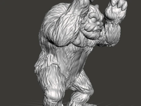 MOON MONSTER MINIATURE MODEL FOR FANTASY HORROR GAMES RPG DND 3D Print Model