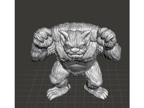 MOON MONSTER MINIATURE MODEL FOR FANTASY HORROR GAMES RPG DND 3D Print Model