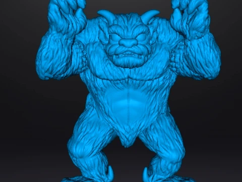 MOON MONSTER MINIATURE MODEL FOR FANTASY HORROR GAMES RPG DND 3D Print Model