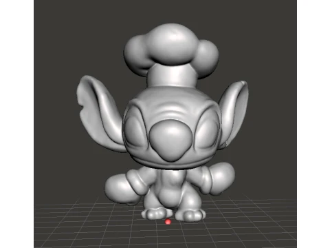 STITCH CHEF FIGURE MODEL TOY STATUE FOR KIDS 3D Print Model