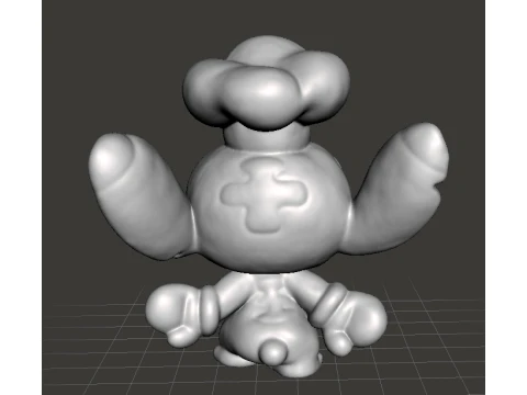 STITCH CHEF FIGURE MODEL TOY STATUE FOR KIDS 3D Print Model