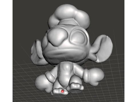 STITCH CHEF FIGURE MODEL TOY STATUE FOR KIDS 3D Print Model