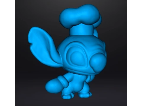 STITCH CHEF FIGURE MODEL TOY STATUE FOR KIDS 3D Print Model