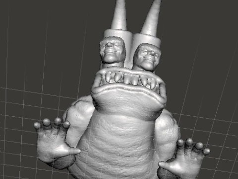 CLAWHEAD KAIJU MONSTER MINIATURE FANTASY AND SCIFI GAMES RPG DND 3D Print Model
