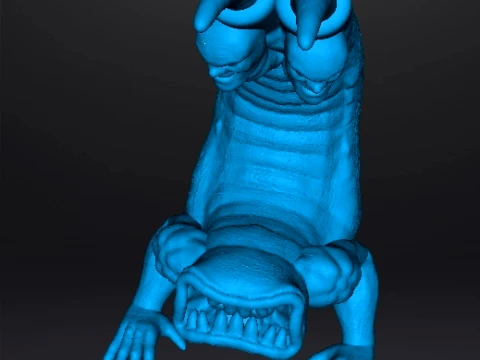 CLAWHEAD KAIJU MONSTER MINIATURE FANTASY AND SCIFI GAMES RPG DND 3D Print Model