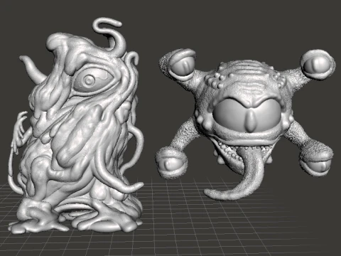 YOCHLOL MINIATURE MODEL FANTASY OR SCIFI GAMES RPG DND 3D Print Model