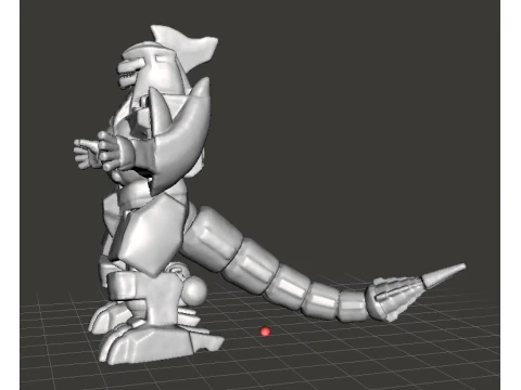 DRAGONZORD MECH ROBOT MINIATURE MODEL FOR GAMES RPG DND 3D Print Model