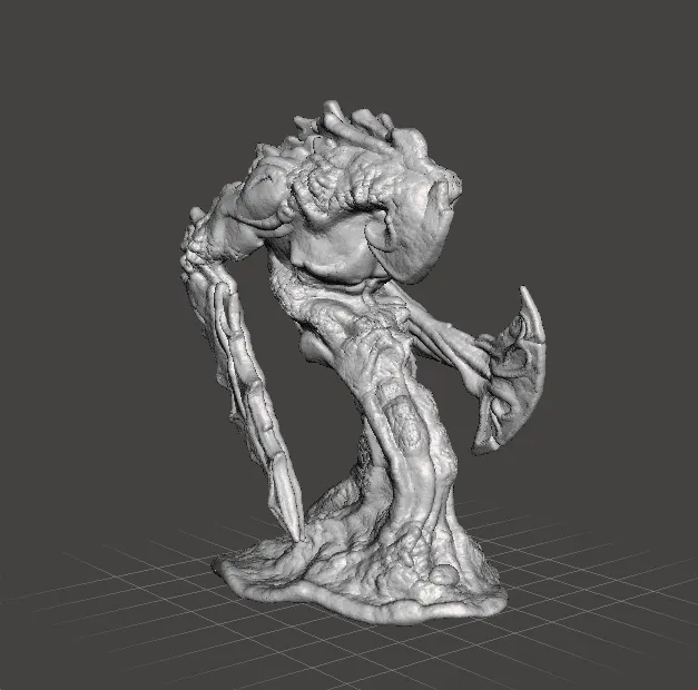 FROSTBLADE VANGUARD CREATURE MODEL FIGURE FOR FANTASY GAMES RPG DND 3D Print Model .c4d .max .obj .3ds .fbx .stl .blend