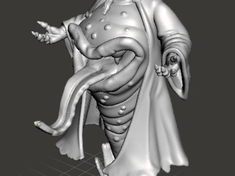 GHASH THE REAL GHOSTBUSTERS MINIATURE MODEL FOR FANTASY OR HORROR GAMES RPG DND 3D Print Model