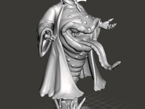 GHASH THE REAL GHOSTBUSTERS MINIATURE MODEL FOR FANTASY OR HORROR GAMES RPG DND 3D Print Model