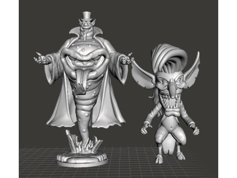 GHASH THE REAL GHOSTBUSTERS MINIATURE MODEL FOR FANTASY OR HORROR GAMES RPG DND 3D Print Model