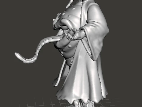 GHASH THE REAL GHOSTBUSTERS MINIATURE MODEL FOR FANTASY OR HORROR GAMES RPG DND 3D Print Model