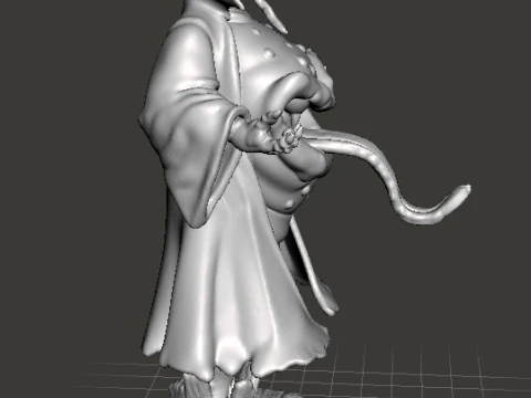 GHASH THE REAL GHOSTBUSTERS MINIATURE MODEL FOR FANTASY OR HORROR GAMES RPG DND 3D Print Model