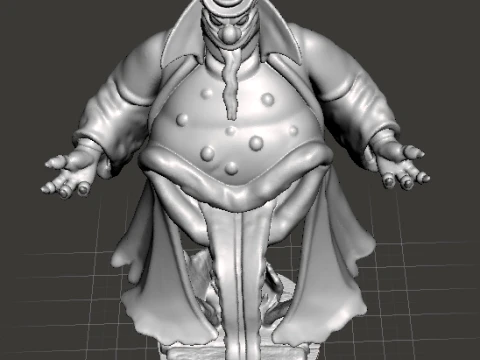 GHASH THE REAL GHOSTBUSTERS MINIATURE MODEL FOR FANTASY OR HORROR GAMES RPG DND 3D Print Model