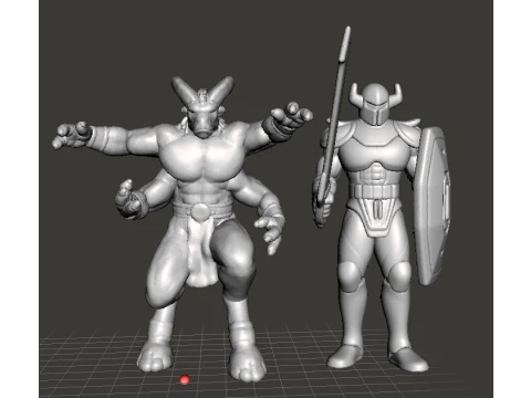 EGO IL SHEEP FOUR ARMED GOAT MINIATURE MODEL FANTASY GAMES RPG DND 3D Print Model