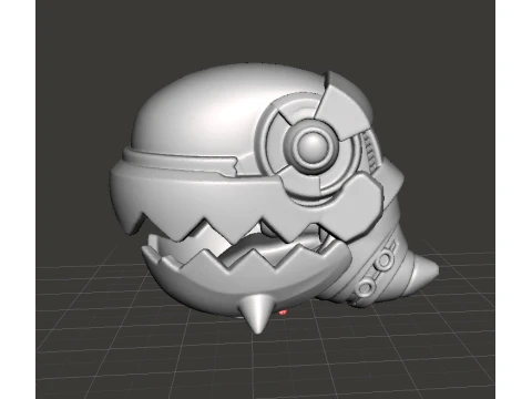 SUPER MECHA SKEL MONSTA MECHA BARON VON BLUBBA MINIATURE MODEL FANTASY GAMES RPG DND Modelo de impresión 3D