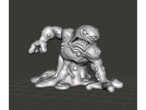 RADIOACTIVE MONSTER MINIATURE MODEL FOR SCIFI OR FANTASY GAMES RPG DND 3D Print Model