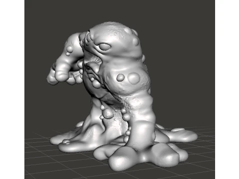 RADIOACTIVE MONSTER MINIATURE MODEL FOR SCIFI OR FANTASY GAMES RPG DND 3D Print Model