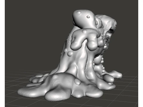 RADIOACTIVE MONSTER MINIATURE MODEL FOR SCIFI OR FANTASY GAMES RPG DND 3D Print Model