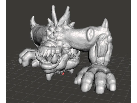 6MM CYCLOPEAN DEMON MINIATURE MODEL FANTASY OR SCIFI GAMES RPG 3D Print Model