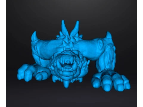 6MM CYCLOPEAN DEMON MINIATURE MODEL FANTASY OR SCIFI GAMES RPG 3D Print Model