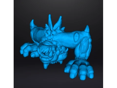 6MM CYCLOPEAN DEMON MINIATURE MODEL FANTASY OR SCIFI GAMES RPG 3D Print Model