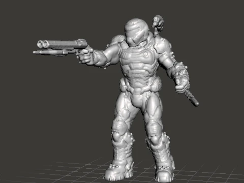ETERNALSLAYER MINIATURE MODEL FIGURE FOR SCIFI GAMES RPG DND Modèles 3D en vedette