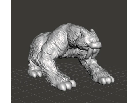 BOG HOUND THE REAL GHOSTBUSTERS MINIATURE MODEL FOR FANTASY OR HORROR GAMES RPG DND 3D Print Model