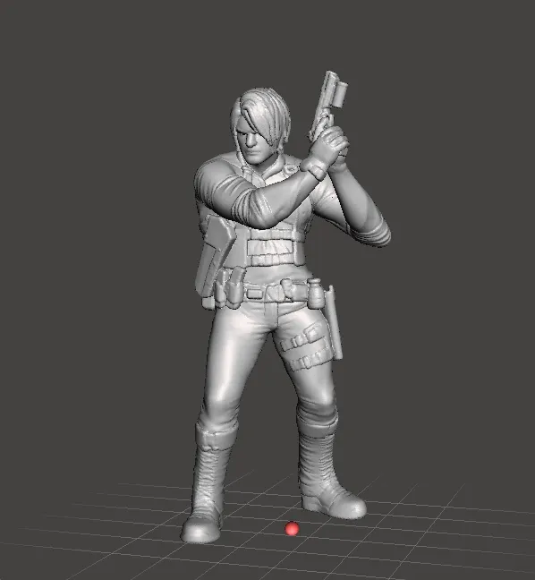 RE9 LEON MINIATURE MODEL FOR HORROR OR FANTASY GAMES RPG DND 3D Print Model .c4d .max .obj .3ds .fbx .stl .blend