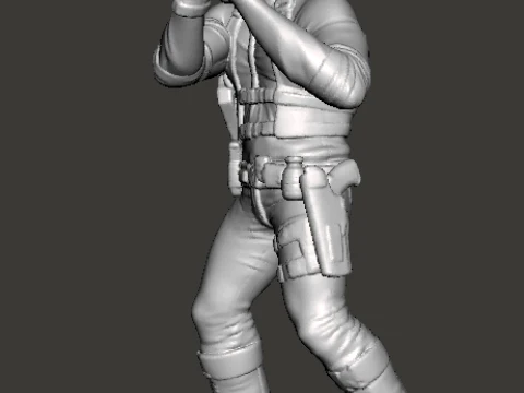 RE9 LEON MINIATURE MODEL FOR HORROR OR FANTASY GAMES RPG DND 3D Print Model
