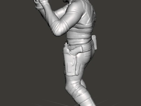 RE9 LEON MINIATURE MODEL FOR HORROR OR FANTASY GAMES RPG DND 3D Print Model