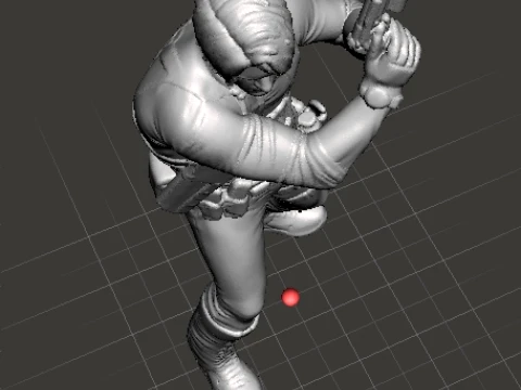 RE9 LEON MINIATURE MODEL FOR HORROR OR FANTASY GAMES RPG DND 3D Print Model