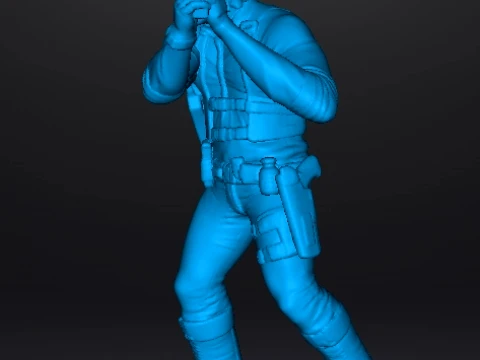 RE9 LEON MINIATURE MODEL FOR HORROR OR FANTASY GAMES RPG DND 3D Print Model