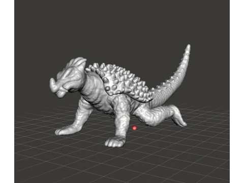 ANGUIRUS CLASSIC KAIJU MONSTER MINIATURE GAMES RPG DND 3D Druckmodell