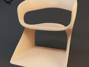 минимальный стул 3D Модель