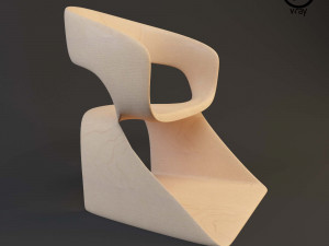 minimal chair Model 3D