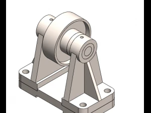चरखी का डिज़ाइन और संयोजन 3D मॉडल