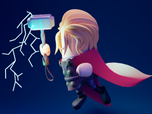 cutethor 3D 모델