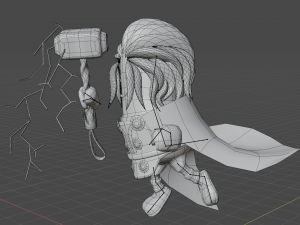cutethor 3D 모델