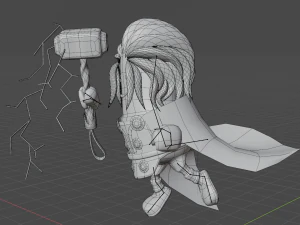 cutethor 3D Model