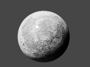 Earth and moon Model 3D