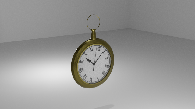 Classic pocket watch 3D Model .c4d .max .obj .3ds .fbx .stl .blend 