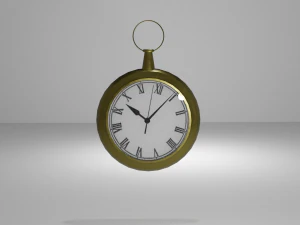 Classic pocket watch 3D Model